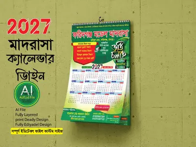 ভর্তি চলছে ক্যালেন্ডার ডিজাইন ২০২৭