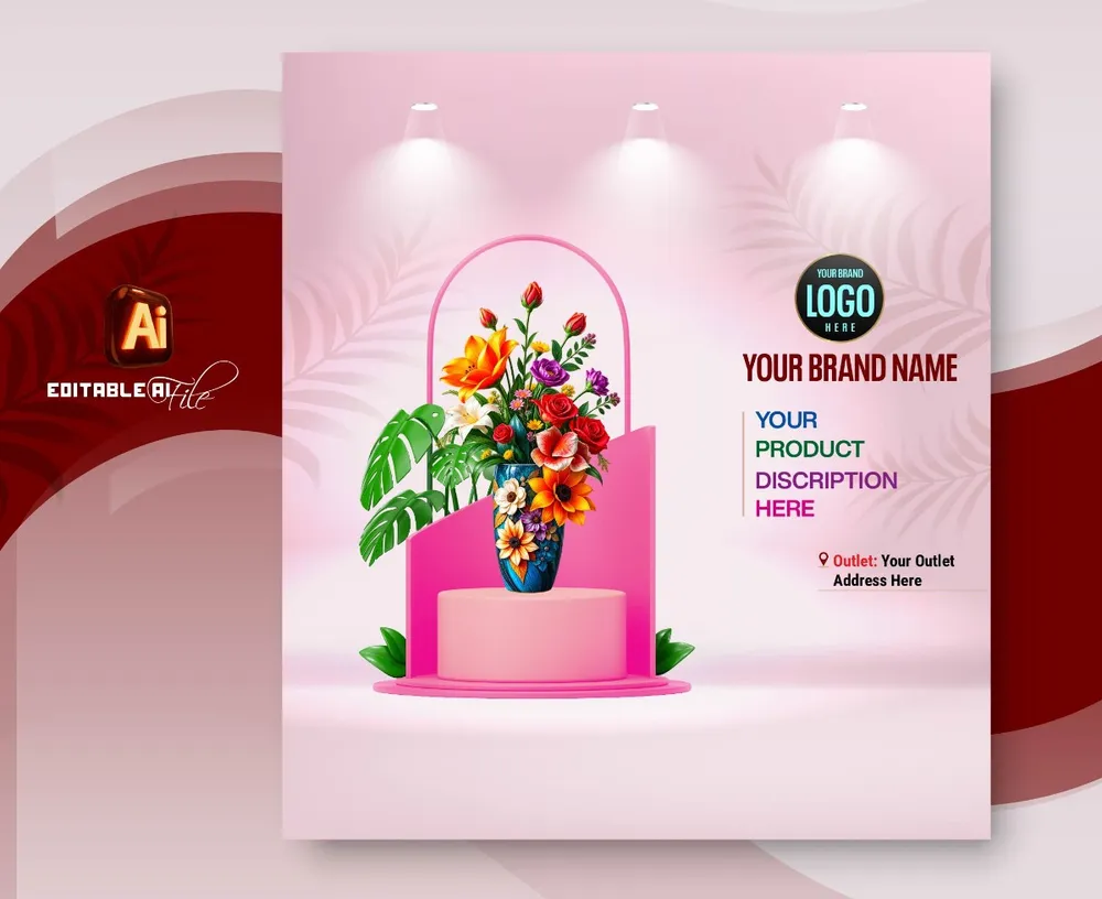 BACKDROP DESIGN | ব্যাকড্রপ ডিজাইন — PLP সোশ্যাল পোস্ট ডিজাইন ফাইল (PLP)
